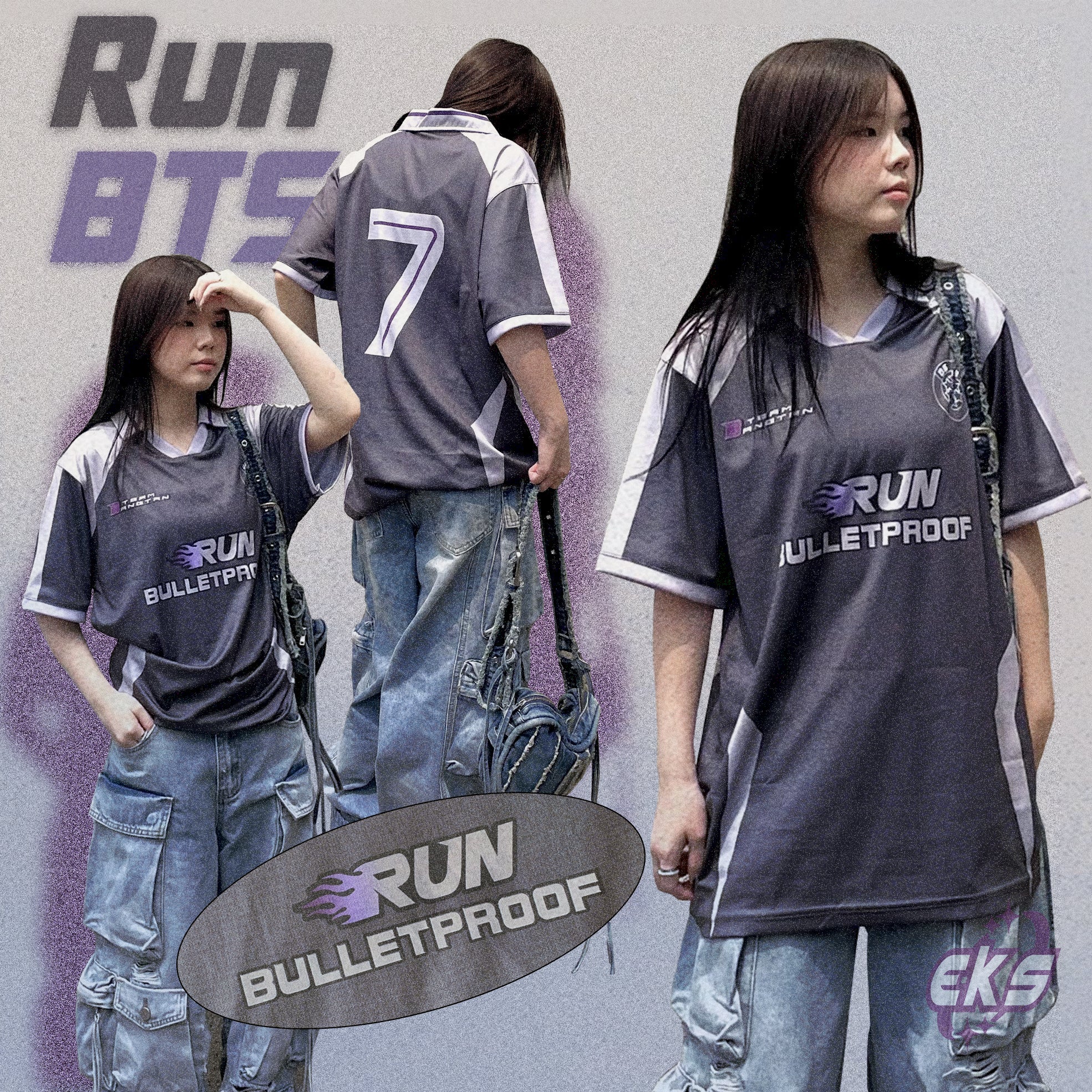 Official 2024 Proof RUN BTS T-Shirt XL