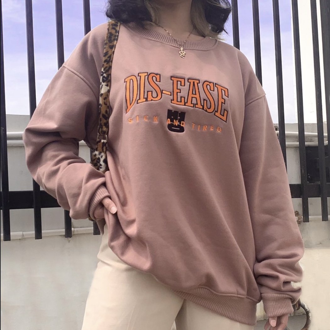 SWEATSHIRTS (DIS-EASE & LIFE GOES ON) GRADE B