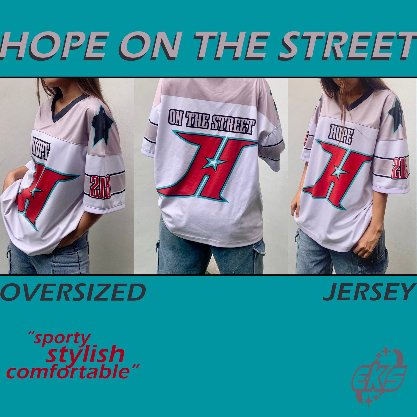 Hope On The Street Oversized Jersey